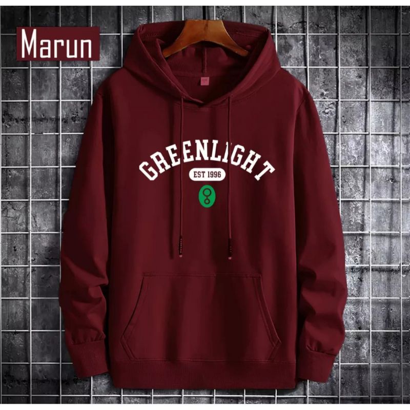 Jaket Hoodie GREENLIGHT Distro Bandung | Sweater Pria &amp; Wanita