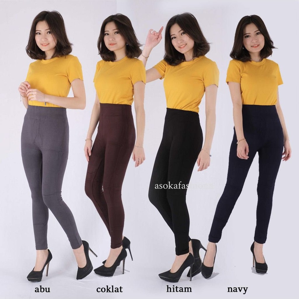 ASOKA 902 Legging Premium Super Tebal | Fleece