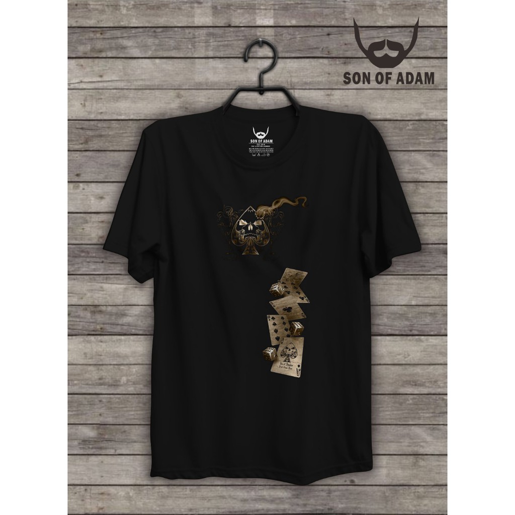 KAOS PRIA SATUAN SABLON DTG DESAIN REMI