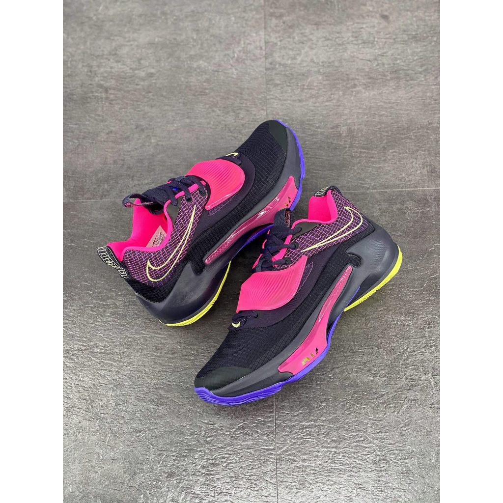Nike Zoom Freak 3 "Cave Purple/Light Lemon Twist/Pink Blast" Original BNIB