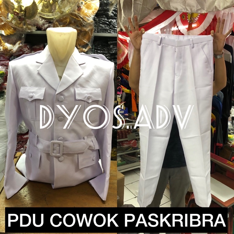 PDU paskribra Cowok (satu stel)