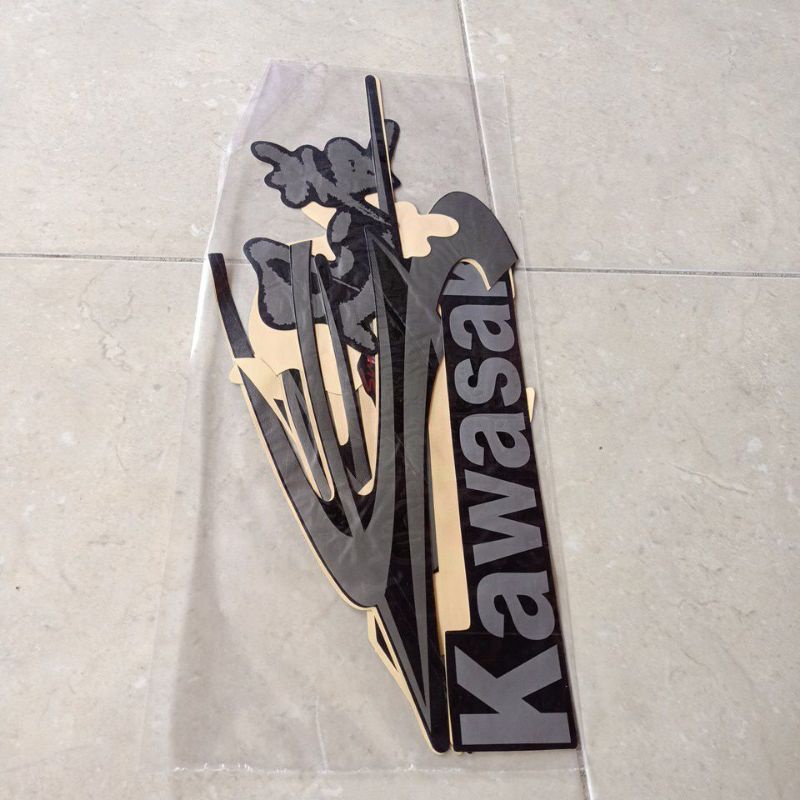 striping stiker les body ninja rr old 2010 hitam