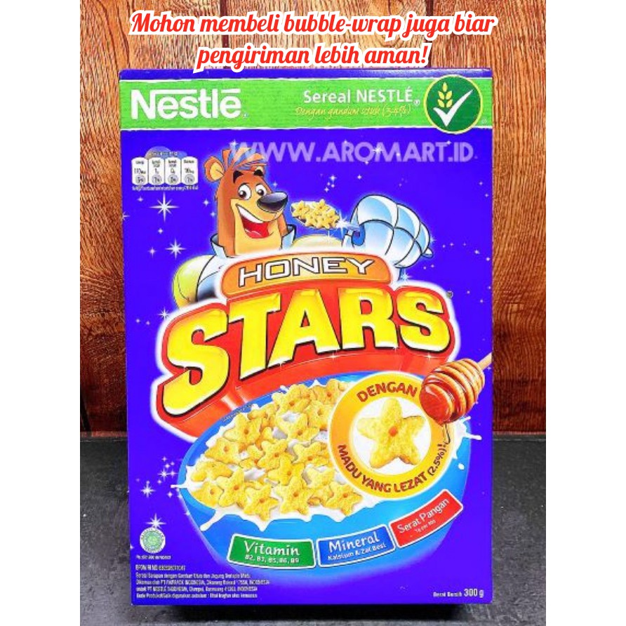 

Nestle Honey Stars Sereal (HARGA BELUM TERMASUK BUBBLE-WRAP!) - 300g