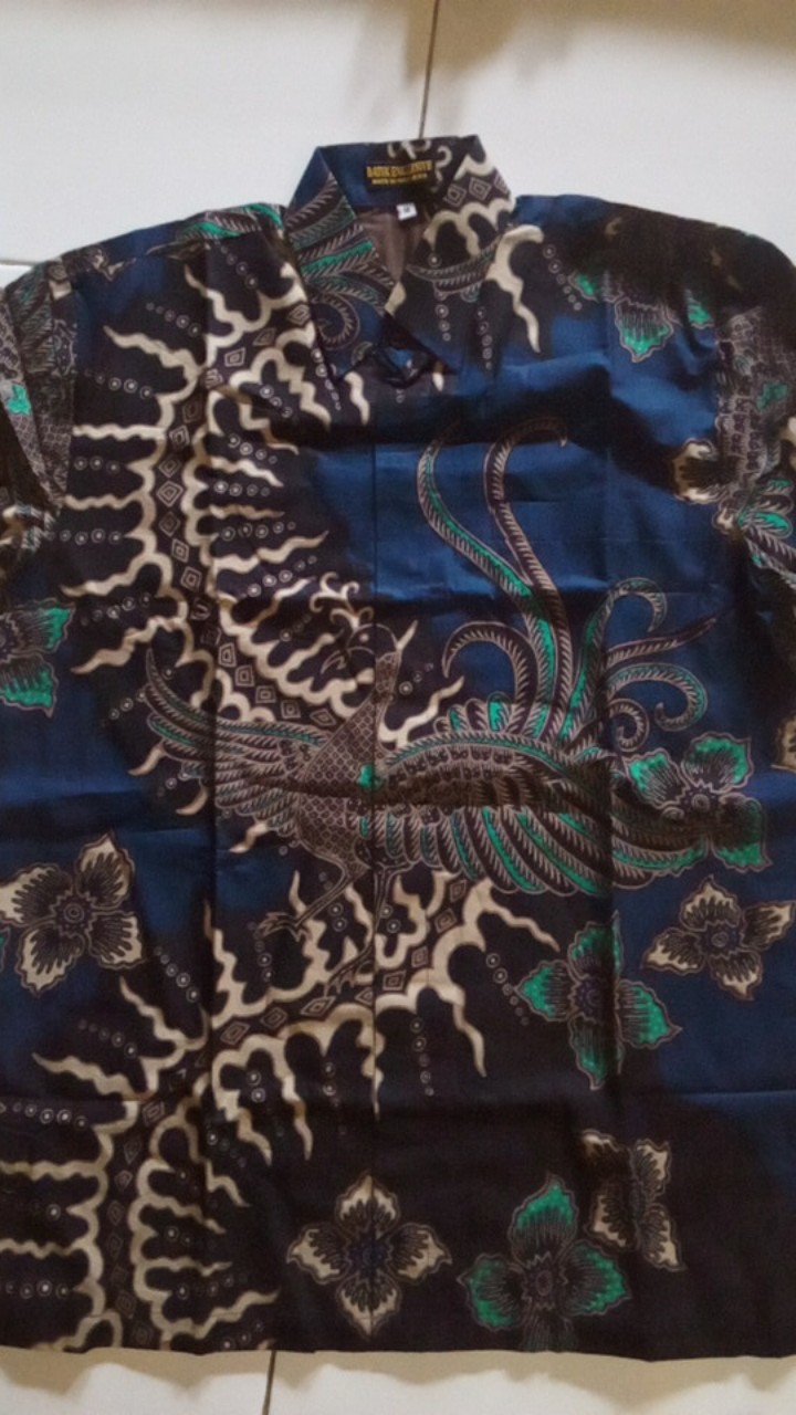Kemeja Batik Prabu Bahan Katun Baturaden Reguler Fit B376