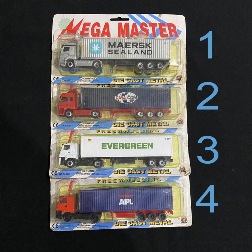 (3) Diecast Truck Mega Master Matching (Schuco) Skala 1/87