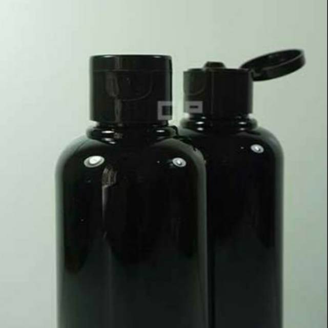 Botol Fliptop 250ml 100ml 80ml 60ml 20ml Hitam | Flipon 250 ml Black | Wadah kosong isi ulang