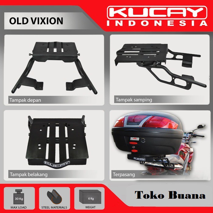 Bracket Box Motor Kucay Vixion Lama / Breket Vixion Lama / Old Vixion Kucay Indonesia