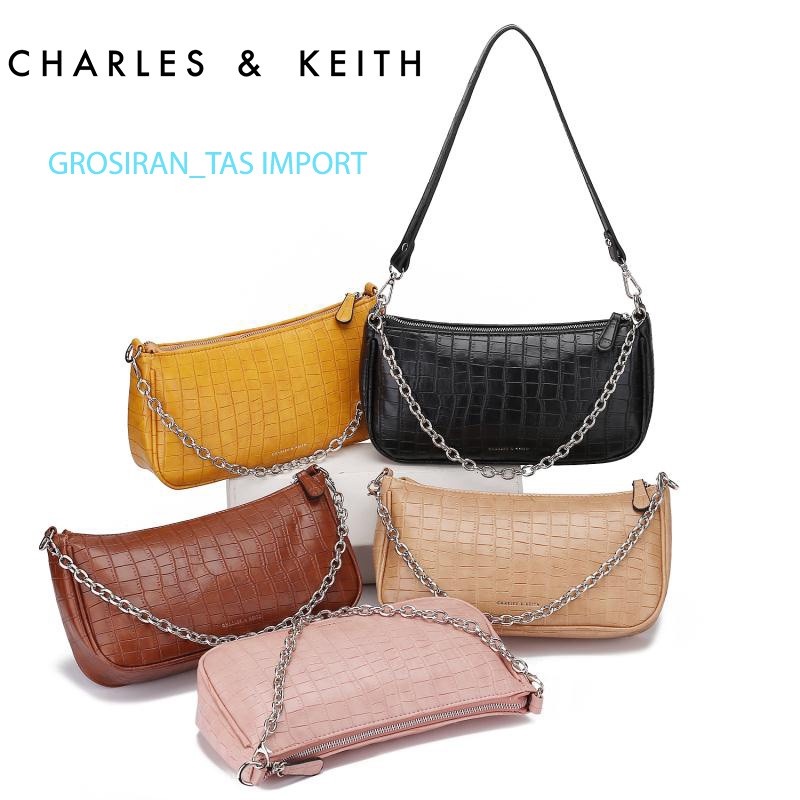 TAS SELEMPANG WANITA CH4RL3SNKEITHH CROCO #006