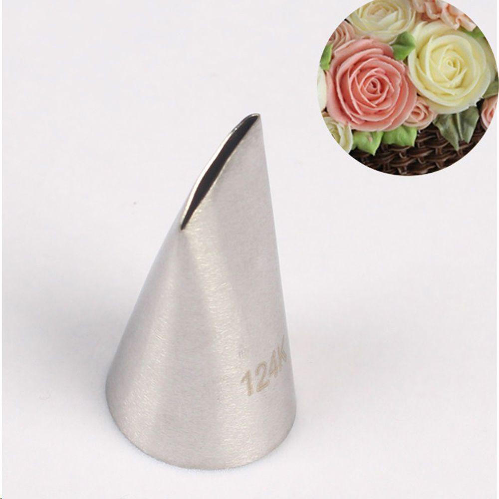 Nanas #124k Icing Piping Nozel Rusia Aksesoris Dapur Pastry Tips Stainless Steel Cupcake Ice Cream Alat