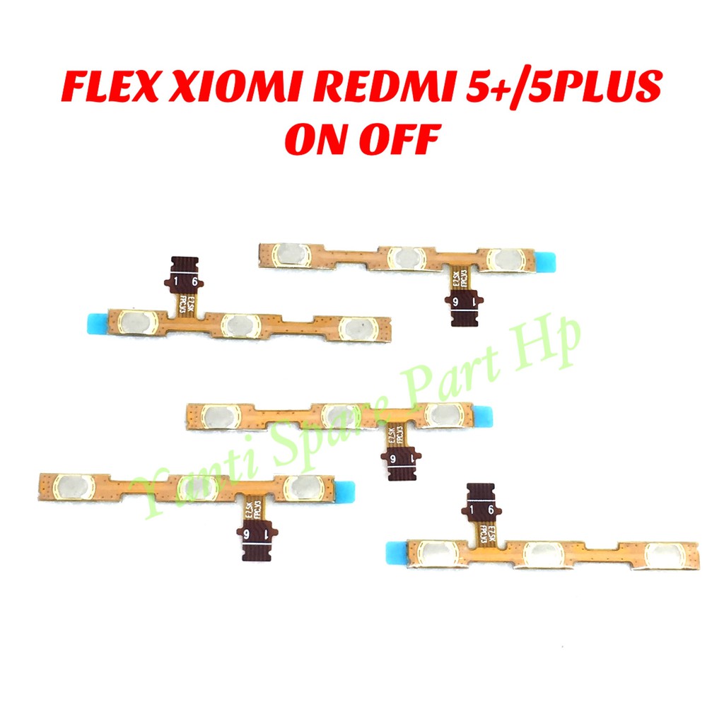 Flexible On Off Xiaomi Redmi 5 Plus Original Terlaris New