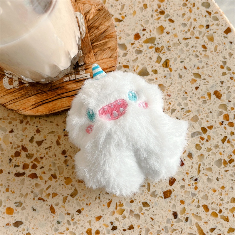 Bracket Holder Universal Desain Monster Kecil 3D 6 Warna Bahan Plush Untuk iPhone OPPO VIVO Samsung Huawei Xiaomi Redmi