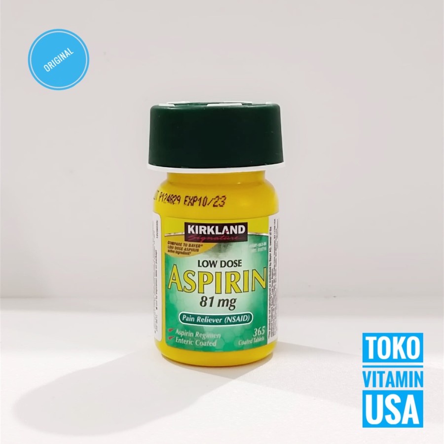 Kirkland Aspirin Low Dose 81 mg 365 tablet - Pain Reliever (NSAID)