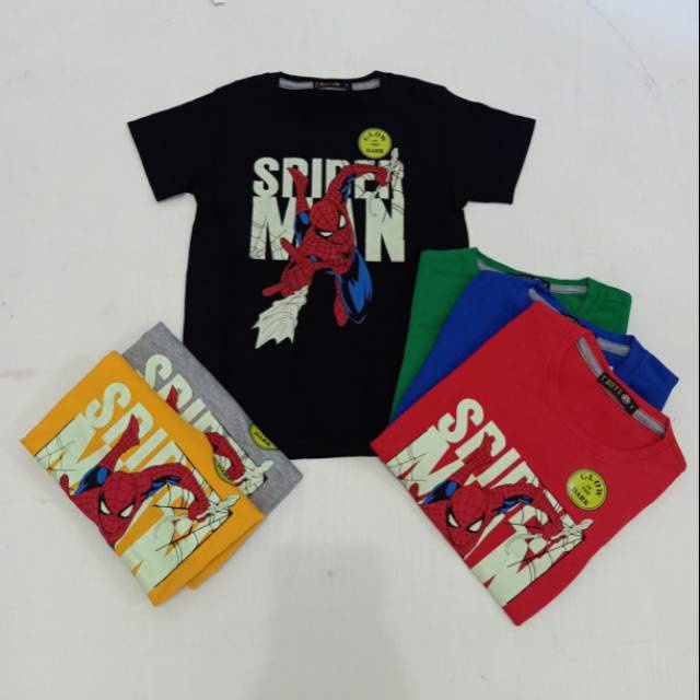 KAOS ANAK LAKI LAKI Kaos anak premium Glow in the dark Import KAOS ANAK USIA 1-12 TH