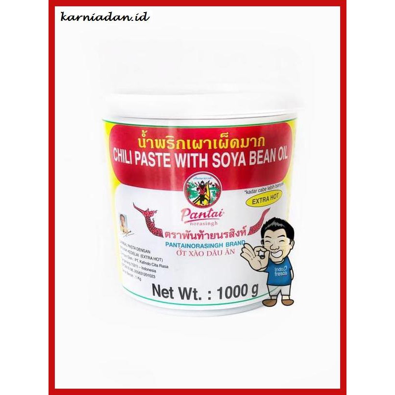 

Aneka-Sambal- Pantai Norasingh Chili Paste With Soya Bean Oil- Sambal Pasta Thai 1Kg