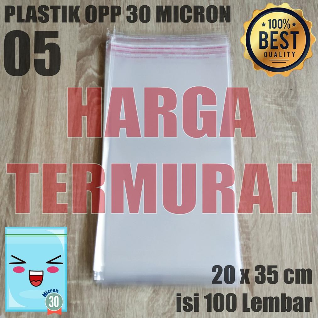 

Plastik Opp Tebal 20 X 35 Cm 30 Micron (0,5) Plastik Kemasan Isi 100 Pcs / Plastik Kemasan Bungkus Kaos Kaki Termurah