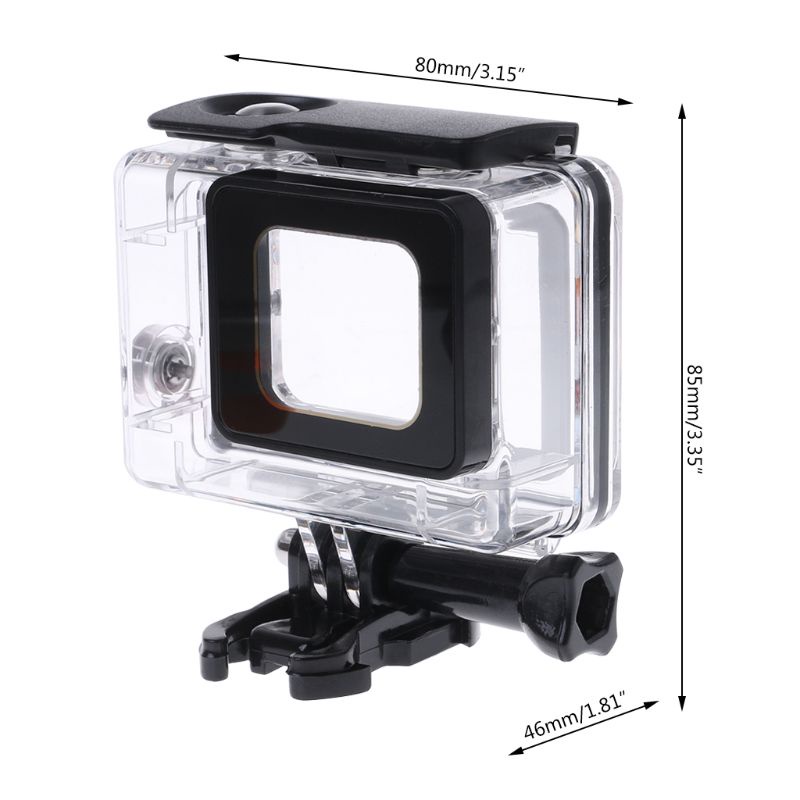 Zzz Housing Anti Air Untuk Case Untuk Hero5 6 Action Camera Hero5 6 Edit Hitam