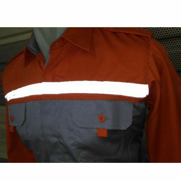 Baju safety seragam kerja wearpack teknisi operator proyek