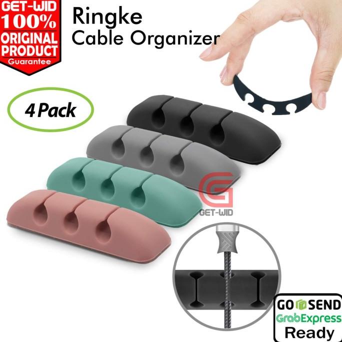 

Office & Stationery | Document Organizer | Ringke Cable Organizer Clips Kabel Klip | Best Seller