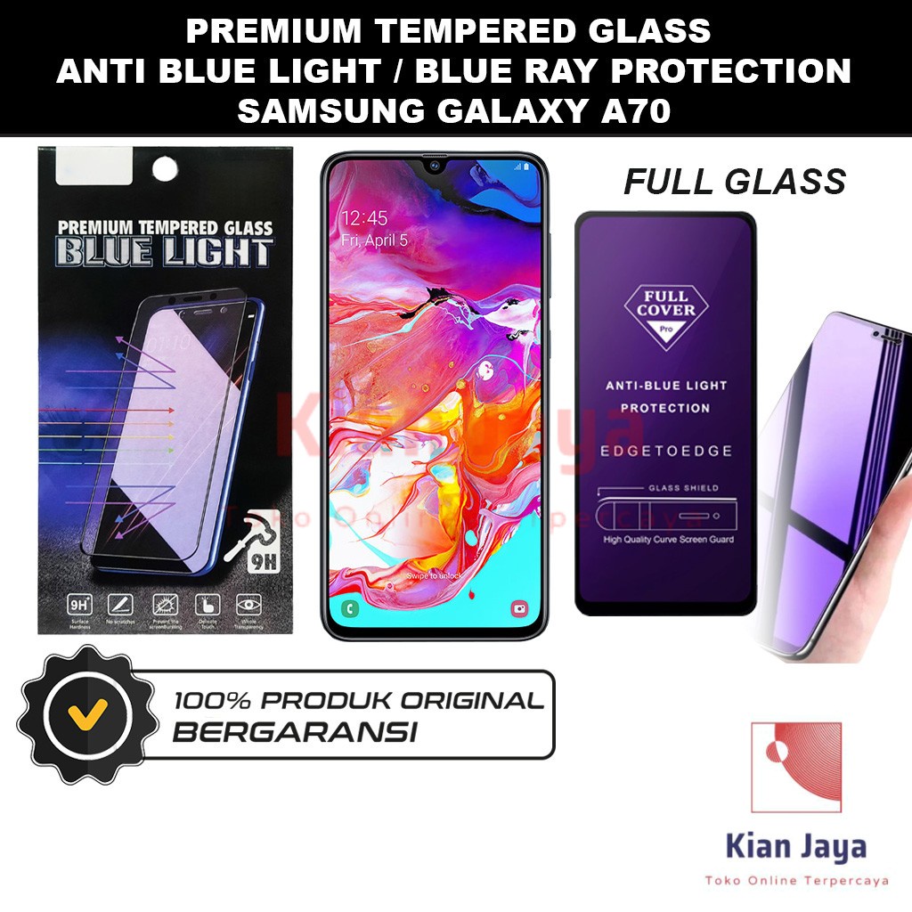 Tempered Glass Samsung Galaxy A70 Anti Blue Light Hp Temper Anti Gores