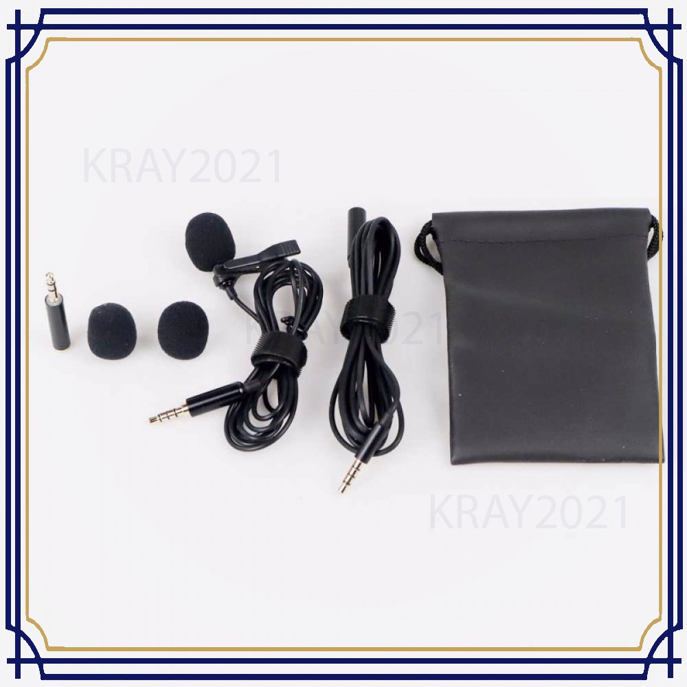 Professional Lavalier Microphone Clip Portable 3.5mm LM782