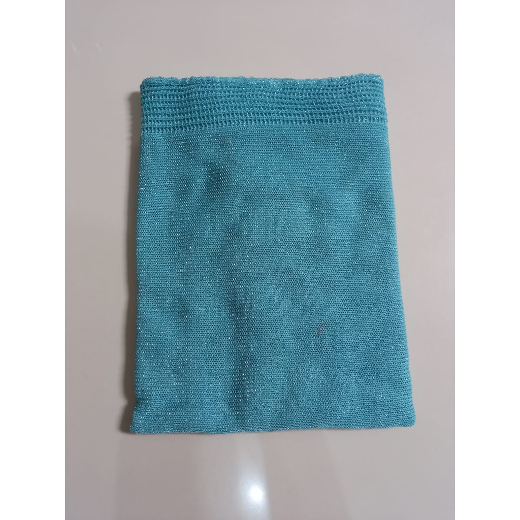 PASHMINA RAJUT GLITTER / PASHMINA RAJUT / HIJAB MURAH / RIAS PENGANTIN / PASMINA / KERUDUNG RAJUT-HIJAU MINT/WARDAH