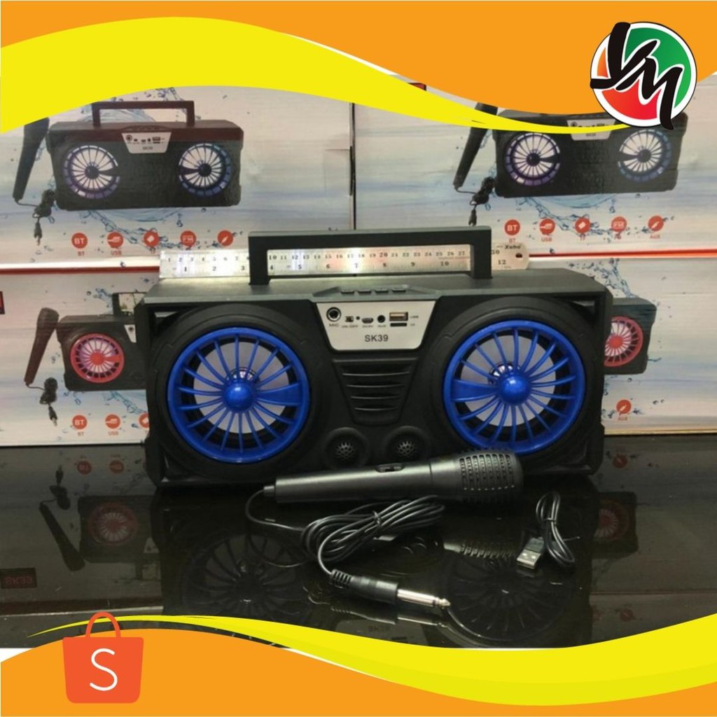 SPEAKER +MIC BLUETOOTH SK39 Model Speaker SK39 Karaoke