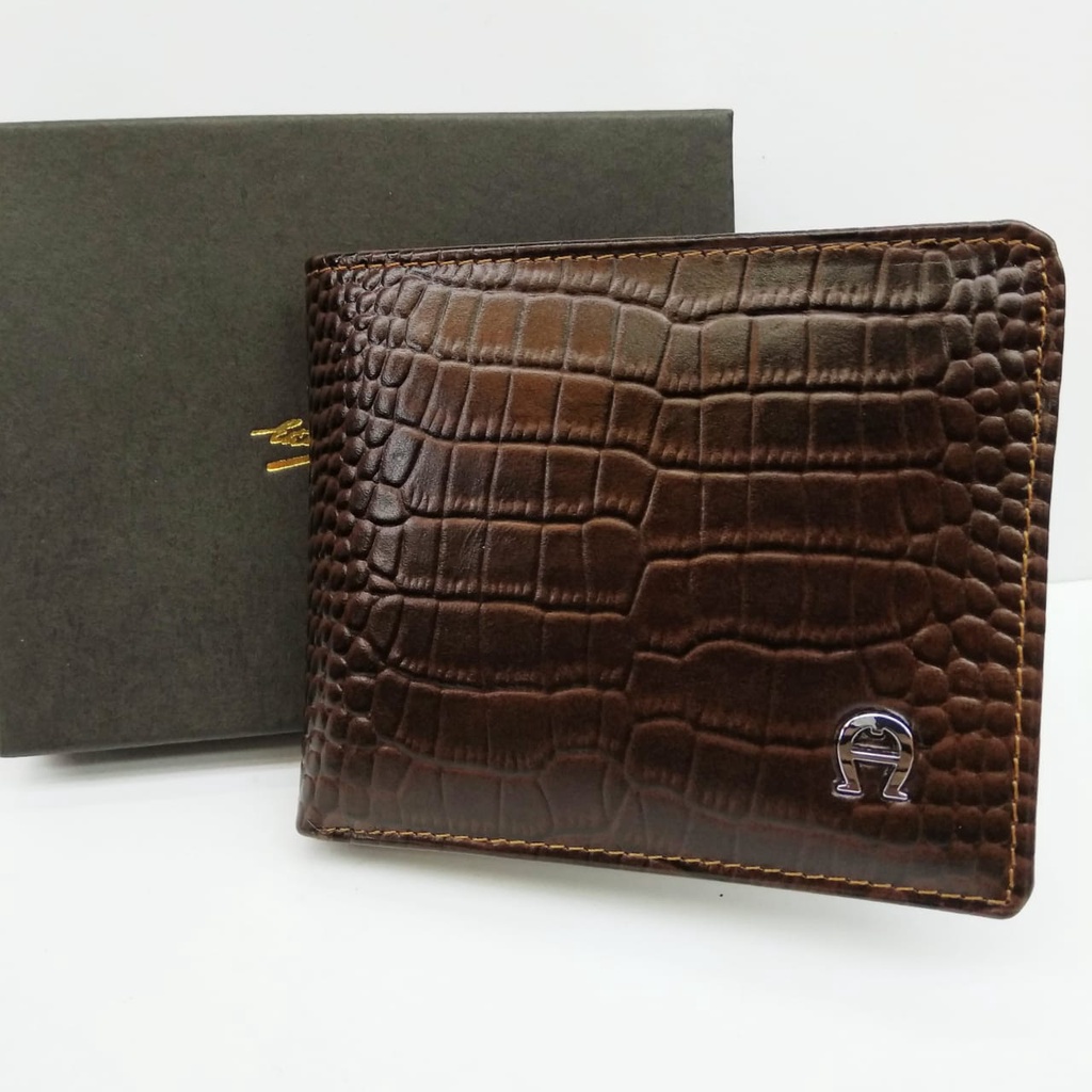 Dompet pria CROCO KULIT ASLI Aigner