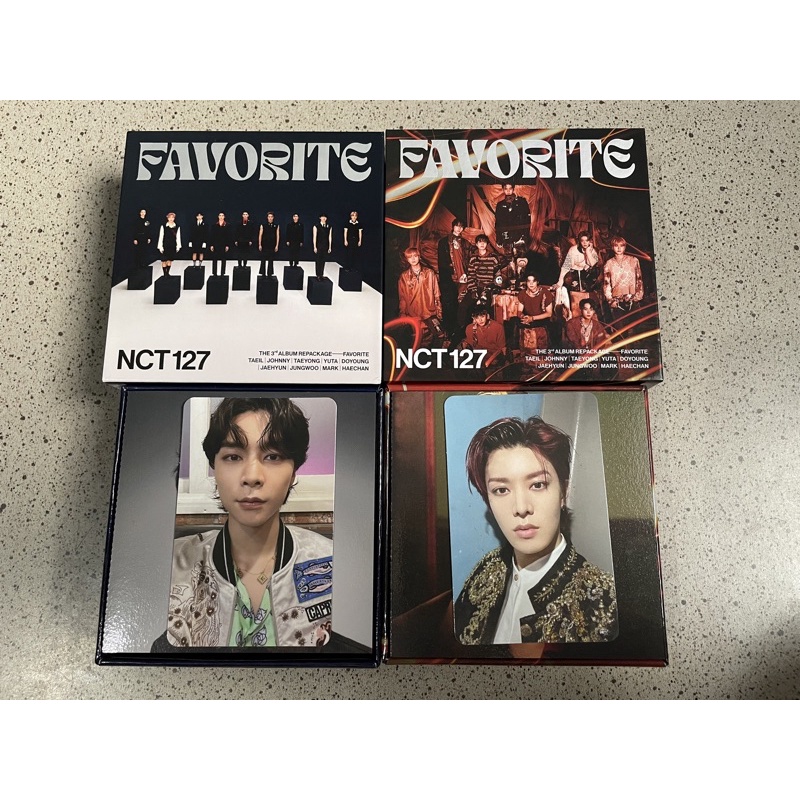 NCT 127 FAVORITE KIHNO SET JOHNNY POETIC YUTA TRAGIC UNSEALED