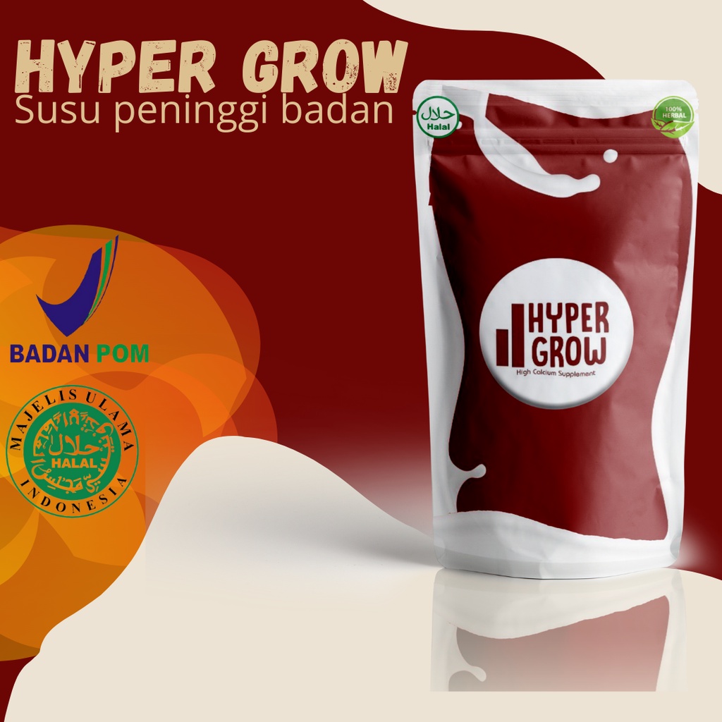 

HYPER GROW – Peninggi Badan Terlaris / susu penambah tinggi badan / obat peninggi/suplemen peninggi