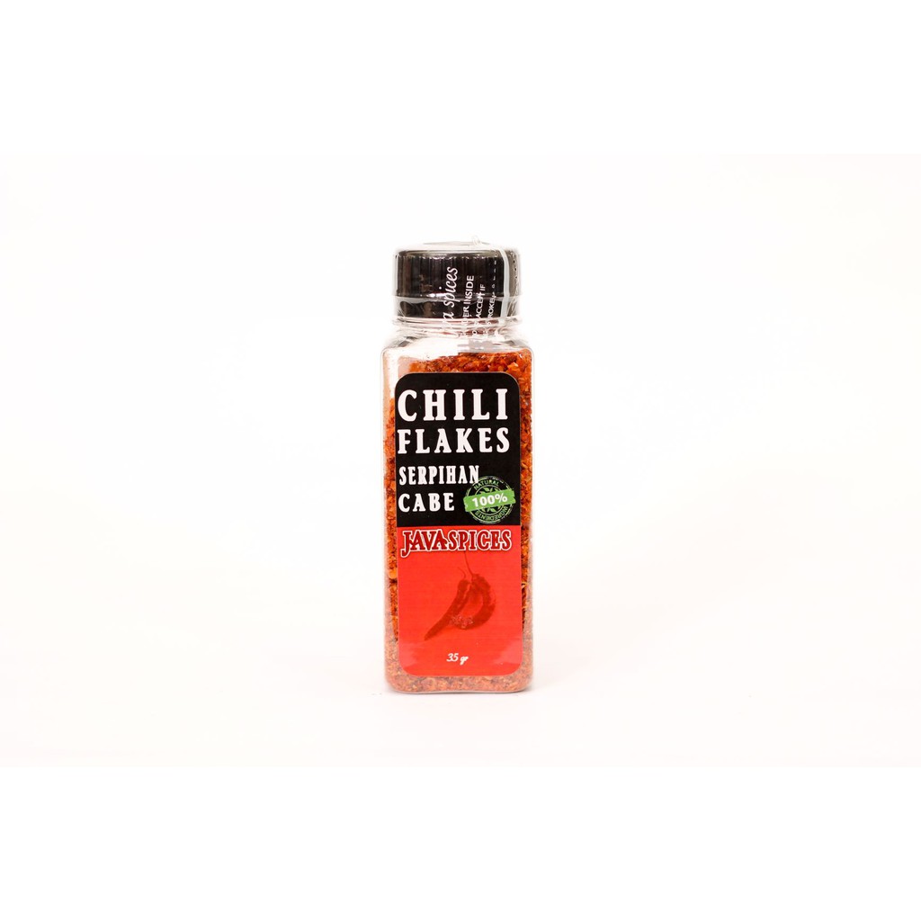 

Organic Chili Flakes Cabe Serpihan kemasan botol