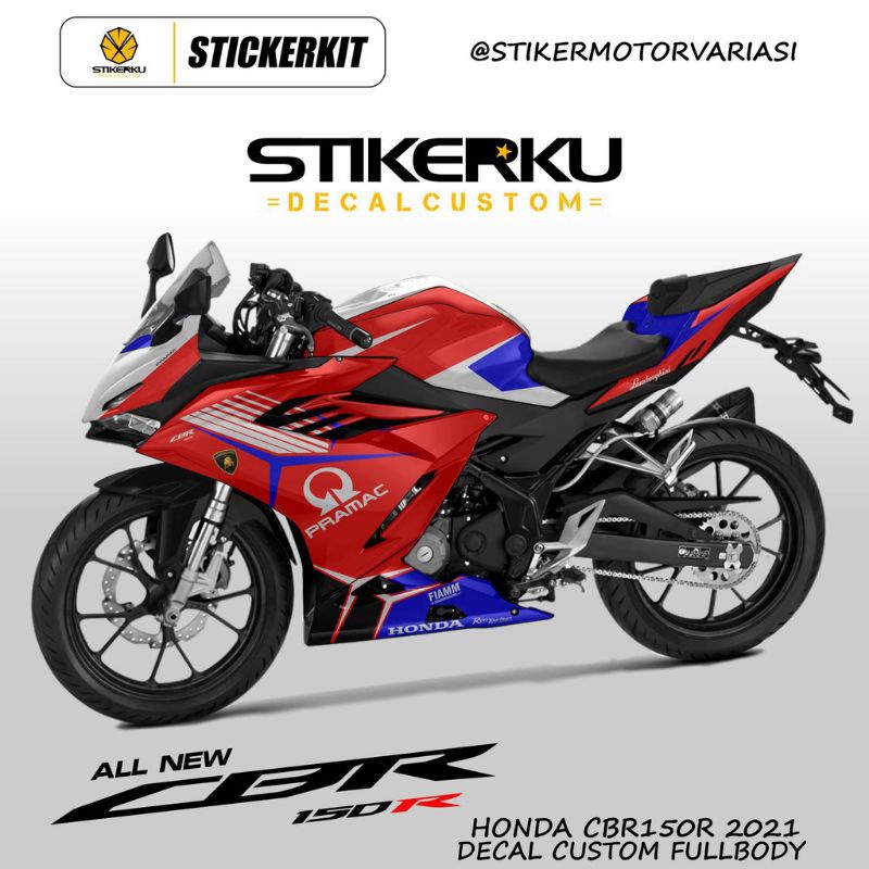 decal motor CBR 150 2021 / stiping motor CBR / decal motor Honda CBR 150 2021