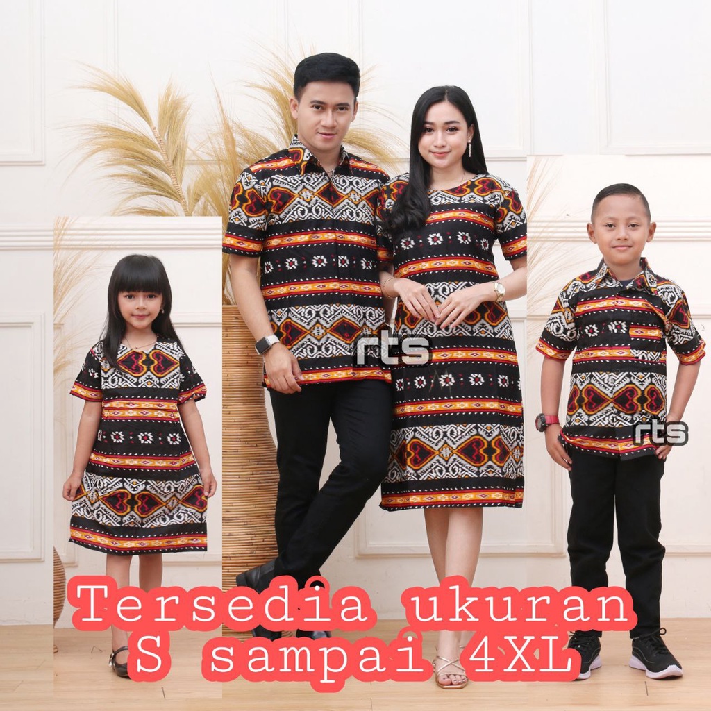 BISA DIBELI TERPISAH BATIK COUPLE FAMILY MOTIF SLOVE MERAH