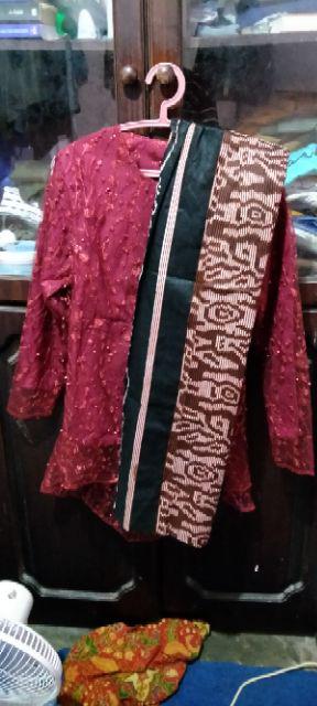 Ready 6 Warna !!! Batik Couple Annabel Pinguin #2 Balencia Luric Balencia Lurik Brukat Tille Mutiara