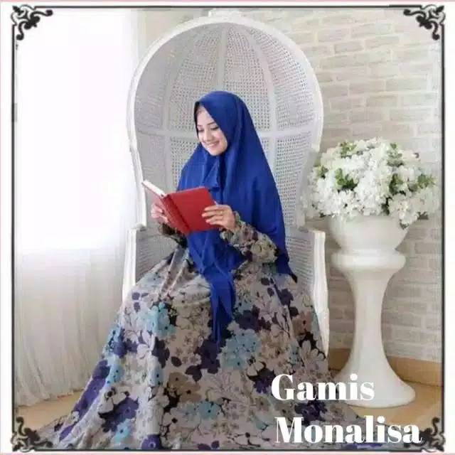 Trendy Gamis Monalisa Wolfis Woolpeach Maple Akasia Gold Murah Syar'I Lebar Masa Kini