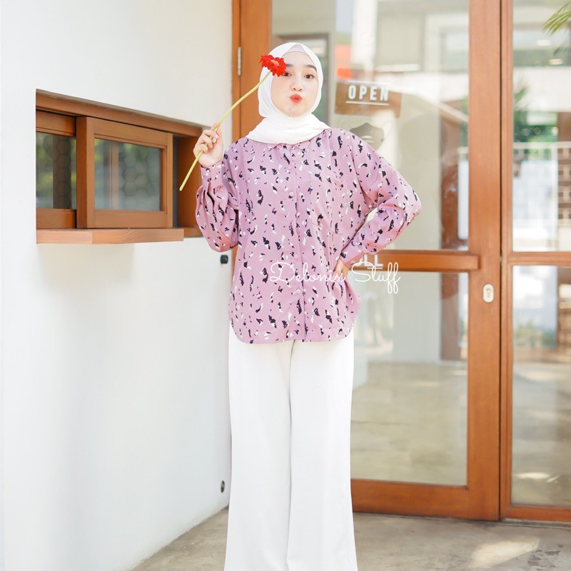 Nesya pattern shirt