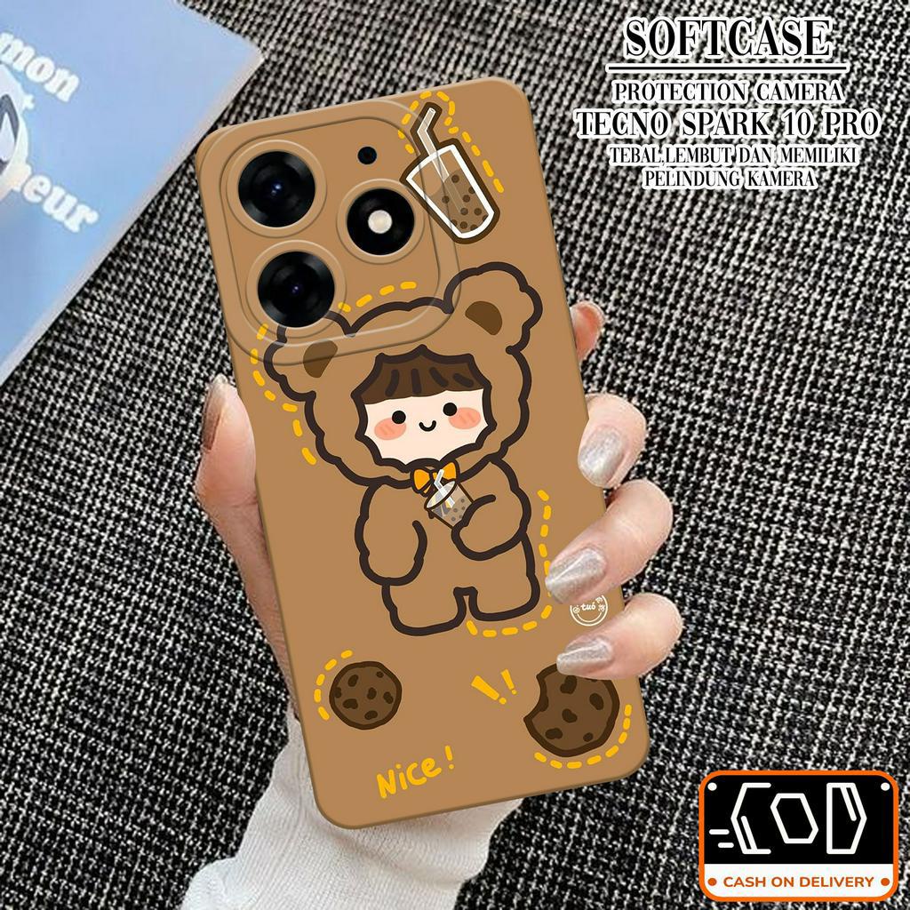 Softcase TECNO SPARK 10 PRO 2023 Soft Protection Camera Case TECNO SPARK 10 PRO 2023 Terbaru Pelindu