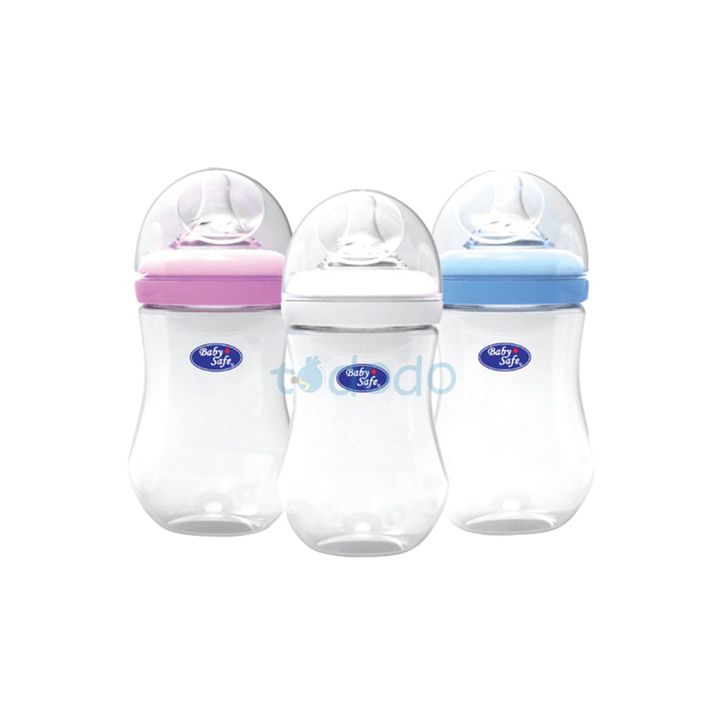 Baby Safe Wide Neck Bottle 250ml WN002 - Botol Susu