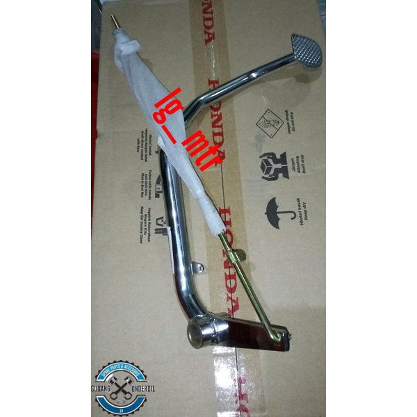 Pedal injakan rem plus tiang rem karisma - supra x 125 tromol original ahm 4650a-kph-880