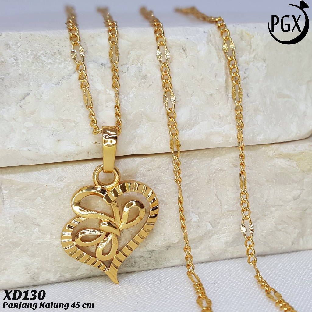 PGX Kalung Wanita Xuping Perhiasan Lapis Emas Aksesoris Fashion Premium - XD130