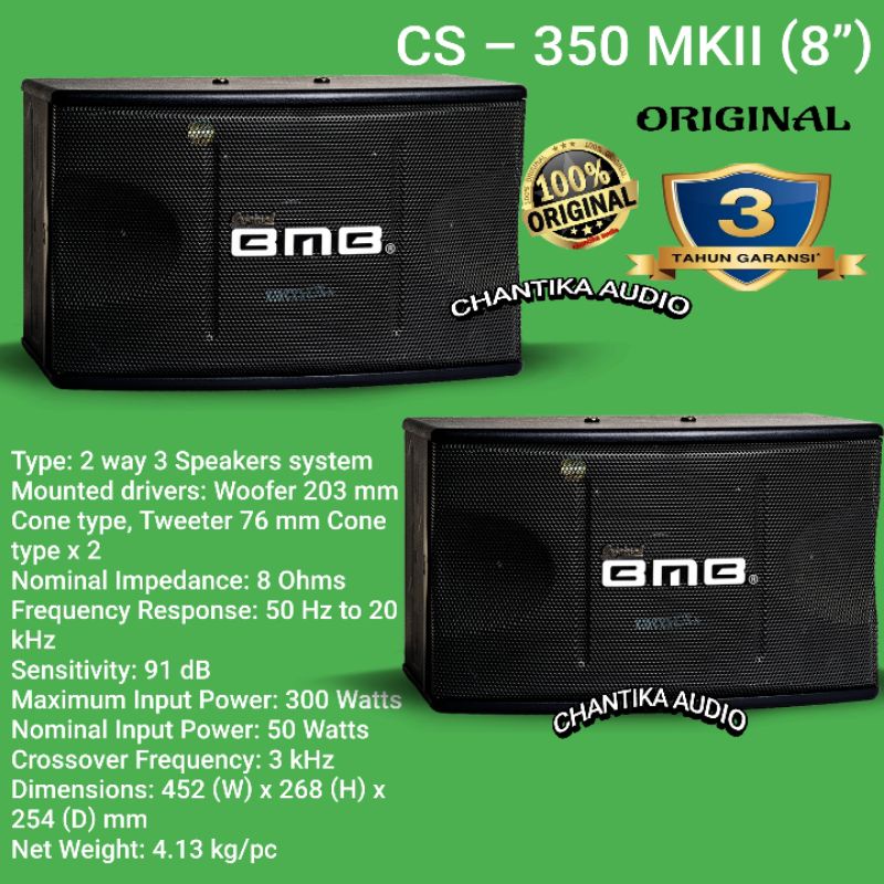speaker bmb 8 inch speaker 8 inch bmb CS – 350 MKII (8”) original speaker karaoke