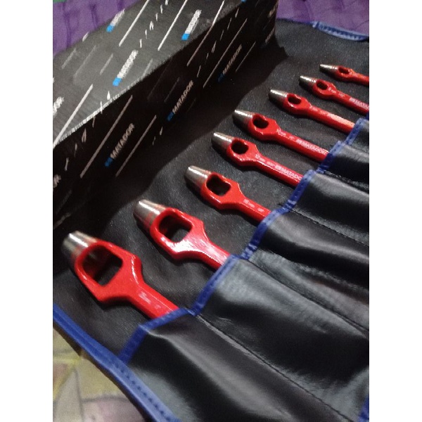 

Alat Pembolong Plat Plong set hollow punch 8 pcs MATADOR