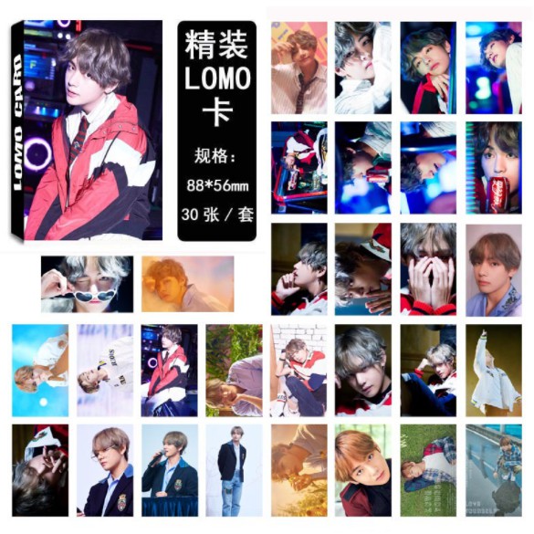 BLGM BTS kartu lomo card set 30 pcs love yourself wings bangtan boys kpop bt21