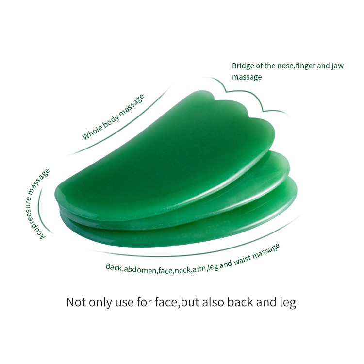 Gua Sha - Gua Sha original - Pijat wajah Green Aventurine