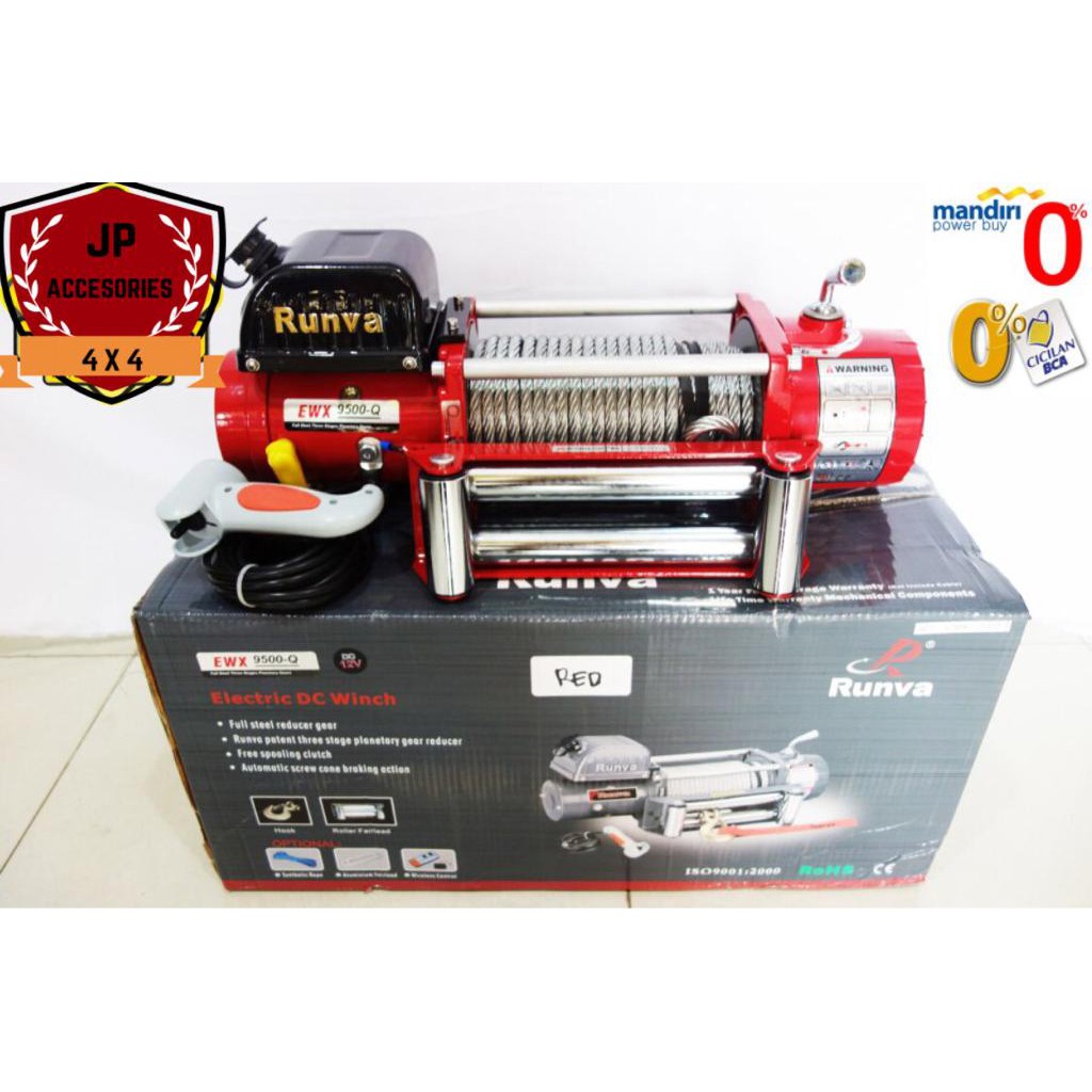 Runva EWX-9500-Q Steel Rope