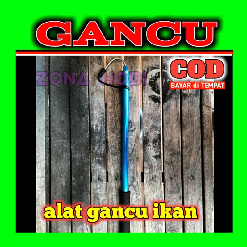 Pengait ikan fish grip kail pancing besar telescopik anten