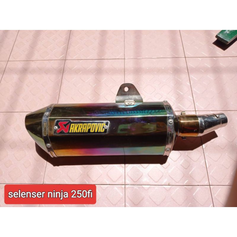 silencer Akrapovic ninja 250 fi