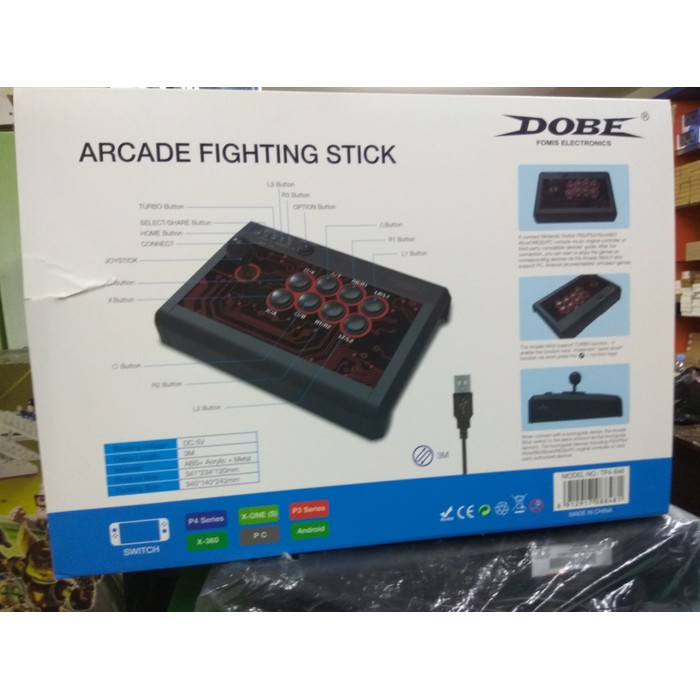 DOBE ARCADE FIGHTING STICK for ps4 ps3 xbox one xbox 360