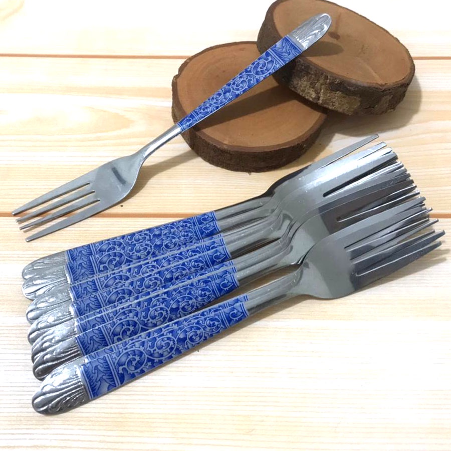 KING BALANCE sendok garpu makan batik isi 12