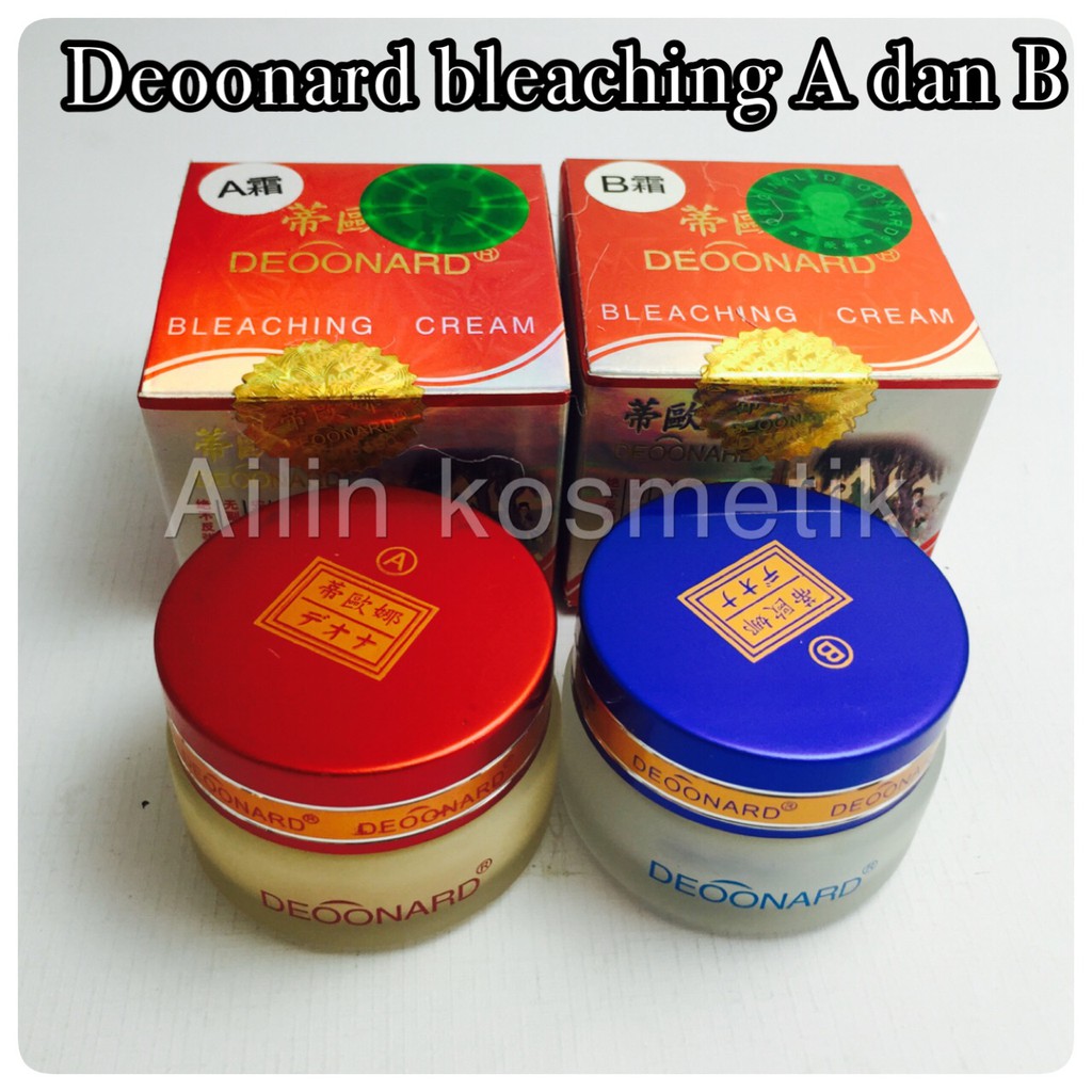 CREAM DEOONARD BLEACHING / DEONARD MERAH 7 DAYS / A & B / ORIGINAL