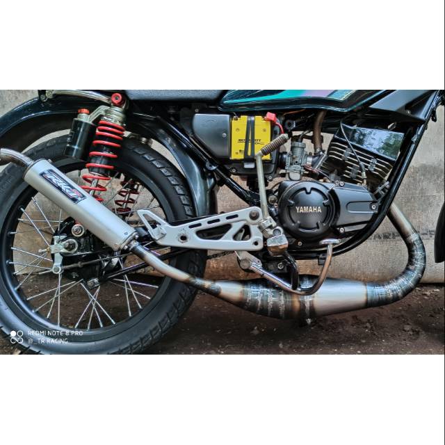 Knalpot RX-KING PDK REPSOL plat karat super garing RKJ racing